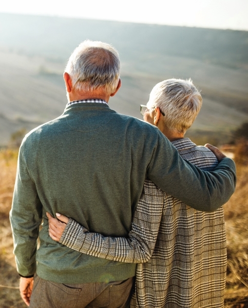 Elderly couple
